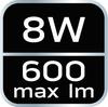 600 lm SMD rechargeable workshop lamp