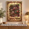 Christmas Custom Name Text 5D Diamond Painting Kit DIY Full Drill Diamond Art Decoration