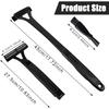 Painless Back Shaver Hair Remover 2 in Back Leg Hair Trimmer Razor Foldable Handle Back Hair Removal Men Body Groomer