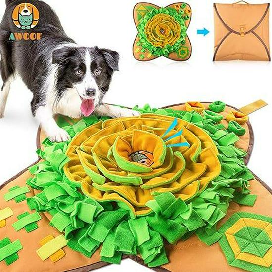 Pet Sniffing Mat: Indoor Dog & Cat Foraging Toy, Decompression Puzzle & Slow Feeder