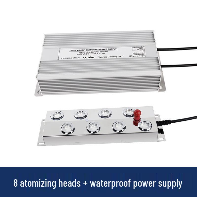Ultrasonic Ten-Head Atomizer Humidifier: High-Volume Mist Plate for Water Features and Fogging