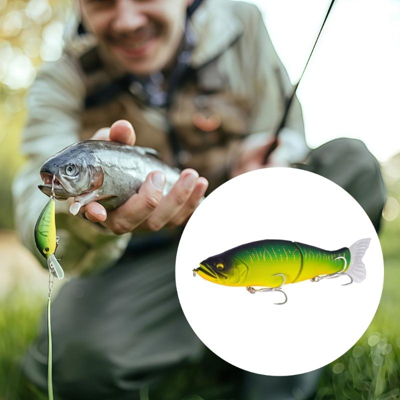 Swimming Lures Multi Jointed Swimbait with Treble Hook 32g 135mm Fishing Lure Artificial Hard Baits