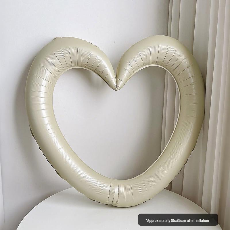 Big Heart Balloon Photo Frame for Kids' Party & Valentine's Day Decorations