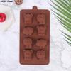 1PCS Animal Silicone Mold Hippo Lion Bear Shape Chocolate Soap Cake Decorating DIY Kitchenware Bakeware Ice Mold Baking Tools