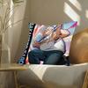 S-SAKAMOTO Anime Pillow Case Fashion Square Pillowcase Bedroom Sofa Room Ins Decoration Leisure
