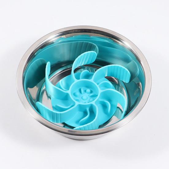 Silikonowa wkładka do miski dla psa spowalniająca jedzenie z przyssawkami, jakość spożywcza