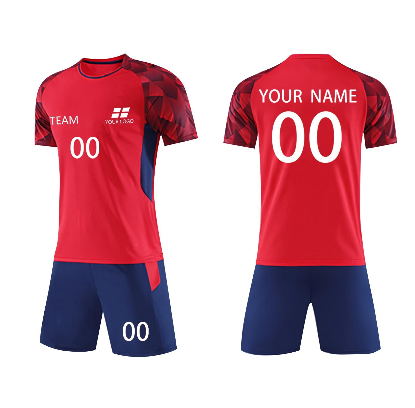 

Футбольные майки, футбольная форма, шорты, комплект носков, шорты, носки, размеры одежды для взрослых и детей 16 красный