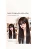 Natural Black Long Straight Synthetic Wig – Invisible Seamless, Fluffy, Volume-Boosting, Daily Wear for Women