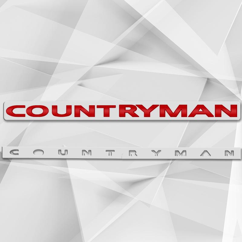 Countryman Clubman Metal Car Sticker Emblem Lettering Rear Badge Trunk Body Decal For MINI Cooper John Cooper Works Accessories