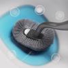 Wall-mounted Toilet Brush Home Set No Drilling Required Bathroom Toilet Brush Long Handle Cleaning Brush Gap-finding Tool