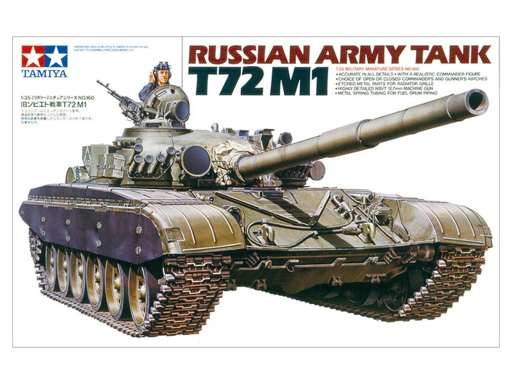 Military Miniature Series Soviet T72M1 Tank 1/35