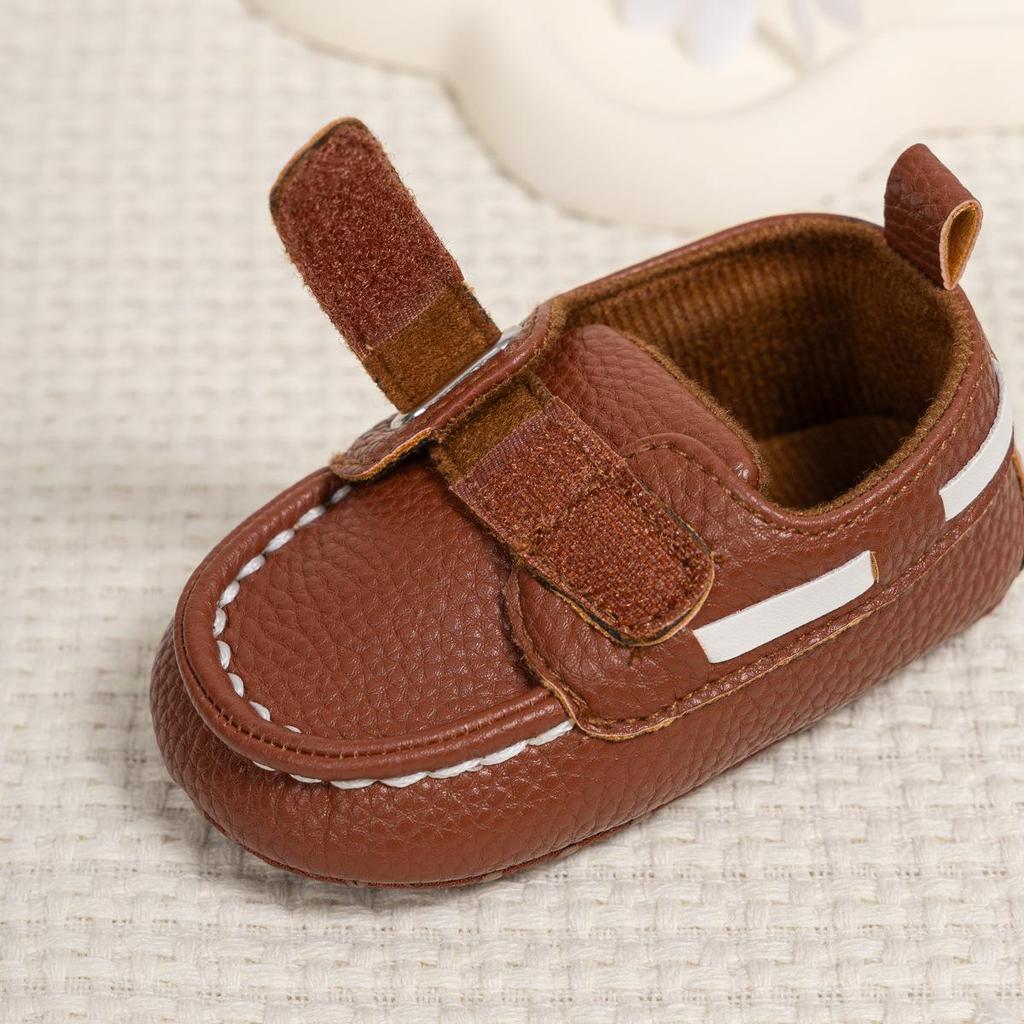 PU Soft Sole Non-Slip Baby Walking Shoes for 0-1 Year Olds - Spring & Autumn