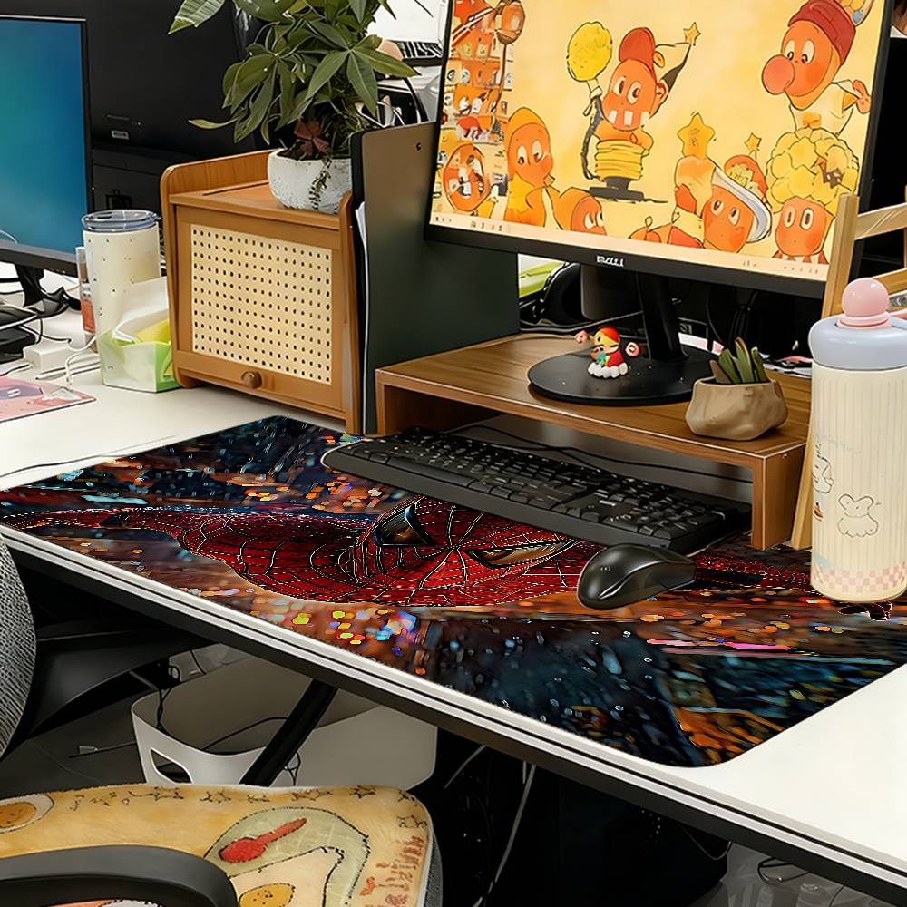Cool S-Spiders-Mans Mouse Pad Computer Mat Deskpad Laptop Keyboard Mat Office Large Landscape Mousepad