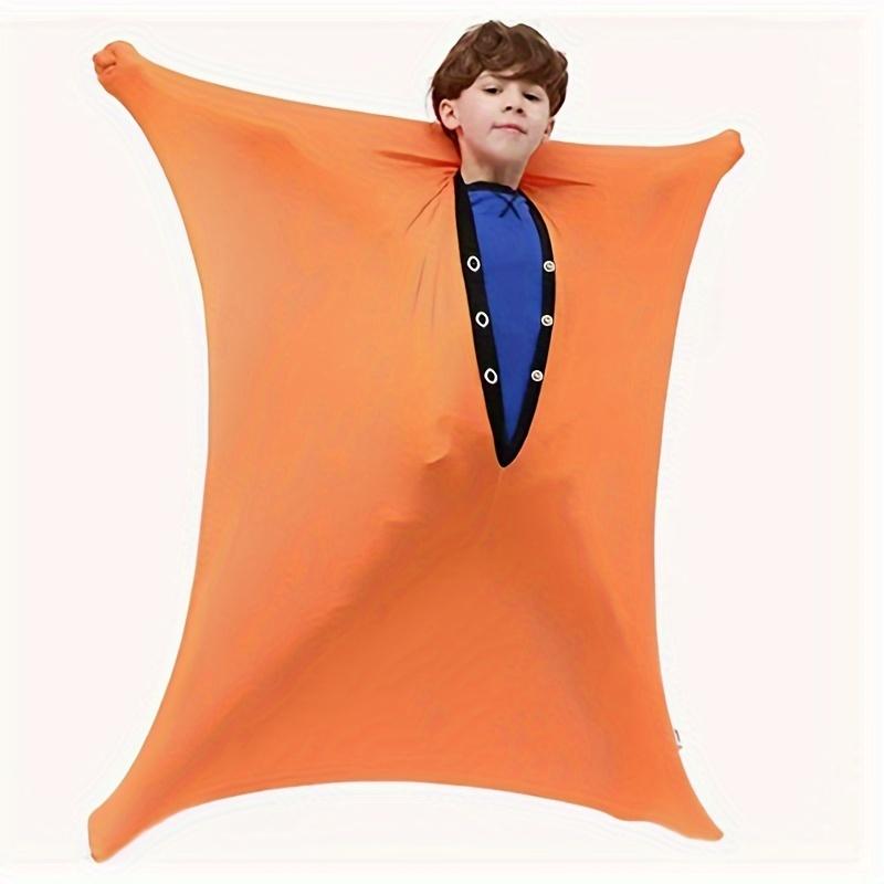 

Волшебная сумка волшебная одежда детский сад система чувств тренировка детский интеллект тела родитель-ребенок интерактивный дом сенсорные носки комбинезон L оранжевый