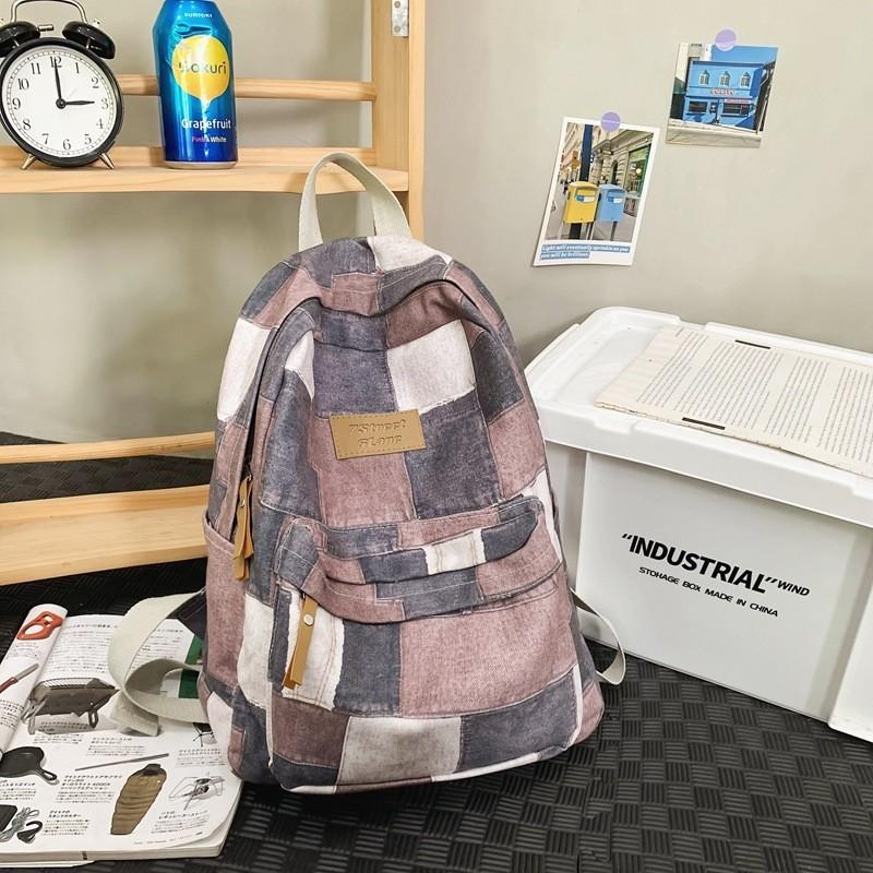 Japanese Inspired Casual Backpack Spacious Unisex Student Bag Fashionable And Versatile Waterproof School Bag