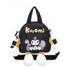 School Kid Kuromi Bag Cartoon Design Lightweight Nylon Material Outings Daily