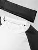 European-American Street Style Color Block Raglan T-shirt & High Waist Shorts Set - 2026 Hot Girl Casual Wear