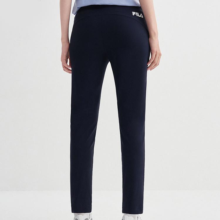 FILA Athletics Knitted Straight-Leg Sports Pants Women bottoms Dark-Blue A51W021601F-NV