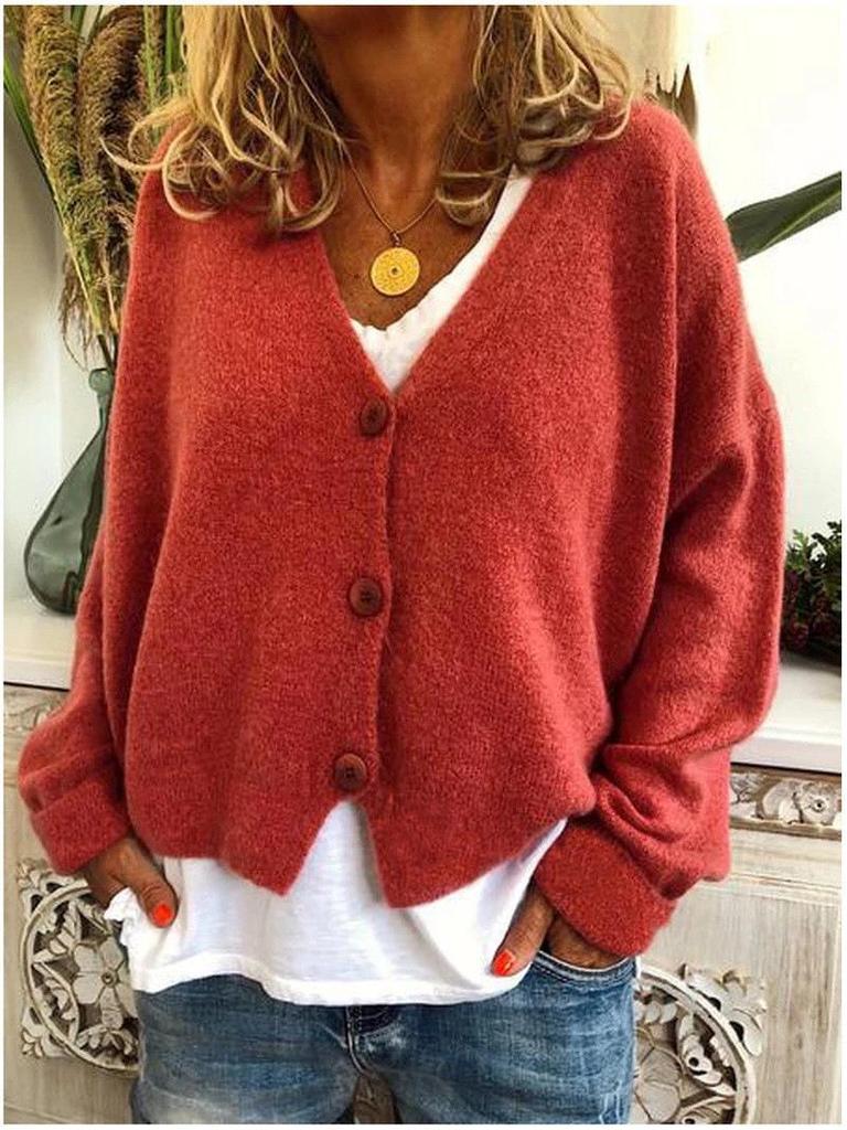 Women's Autumn/Winter Casual Loose Knitted Cardigan Sweater