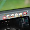 6Pcs New Chinese Lucky Cat Figurine - Cartoon Maneki Neko Animal Model Good Luck Wealth Home Desktop Car Decoration