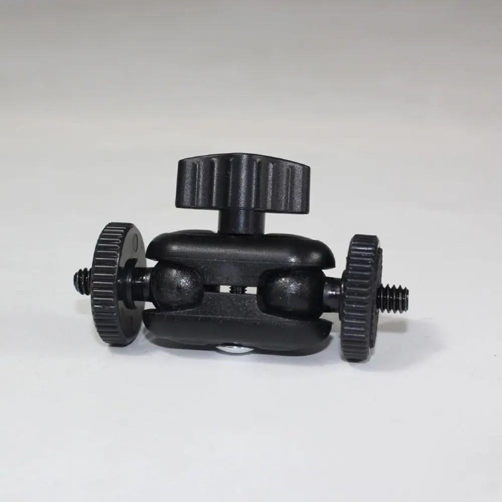 Flexible Double Ball Head Bracket Stable Action Camera Holder  for Camera Monitor Video Light Mic
