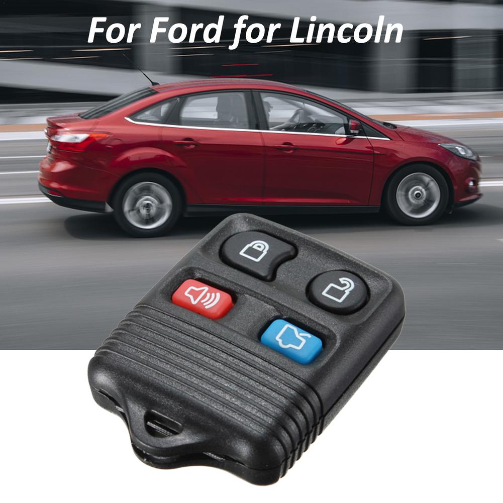 Fernbedienung Schlüsselgehäuse 4-Tasten Schalter Alarm Fernbedienung Schlüsselgehäuse für Ford Lincoln Autotür RC Schlüssel
