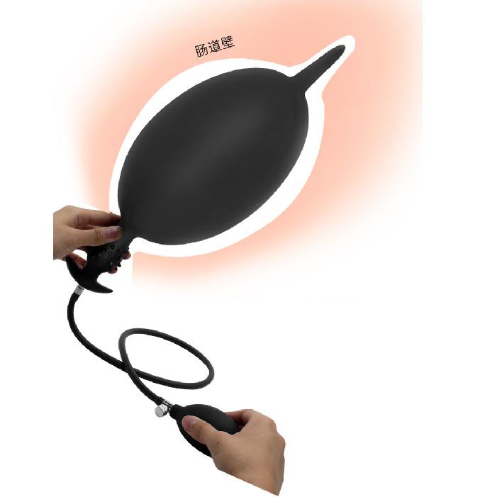 Inflatable Butt Plug Men's and Women's Oversized Adjustable Anal Masturbation Dilator Out Separate Tail Plug Sex Toy