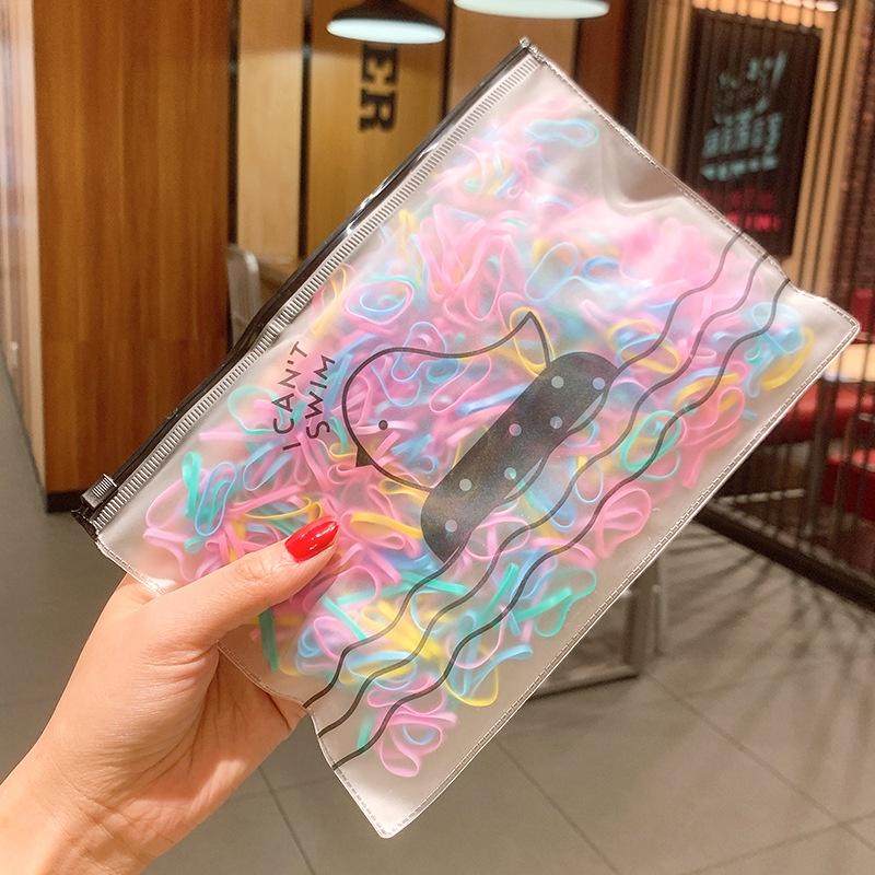 Vibrant 500pcs Rainbow Baby Girls Elastic Band Hair Accessories For All Ages