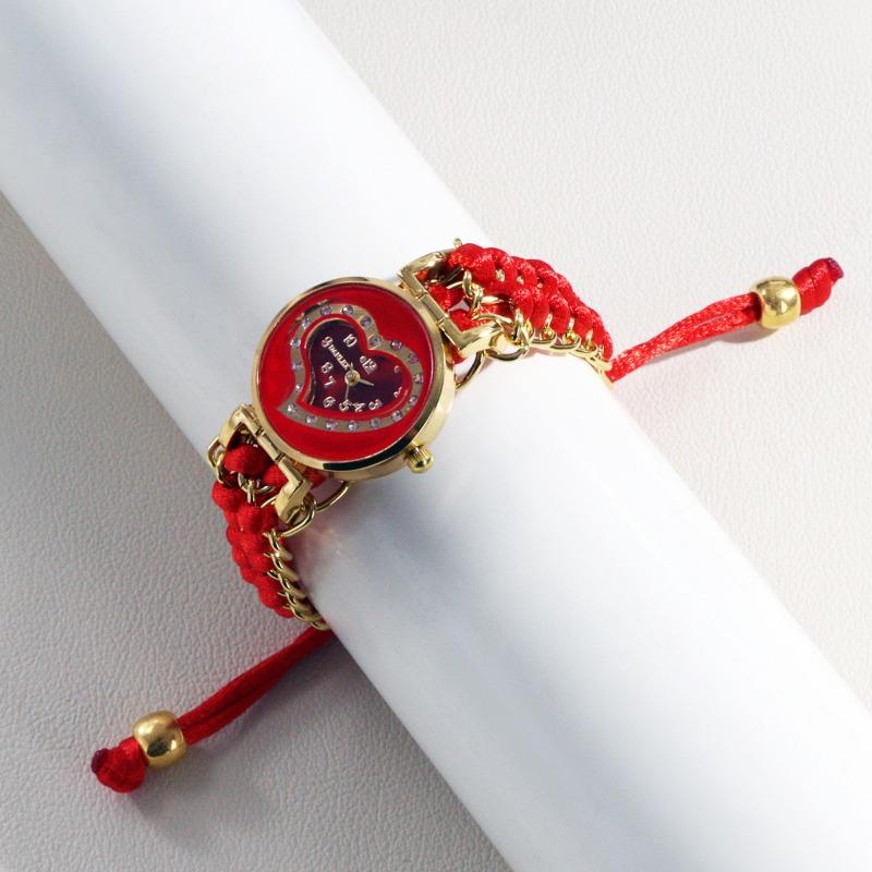Reloj de Moda para Mujer Pulsera Versátil Pulsera Trenzada Reloj de Cuarzo para Mujer