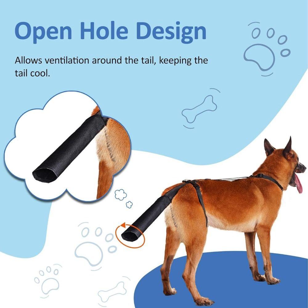 Prevents Licking Wounds Dog Tail Protector Breathable Dog Wound Guard Sleeve  Medium Large Dogs