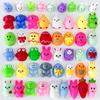 6/24Pcs Easter Mochi Squishies Toy Kawaii Bunny Easter Squishy Sensory Toys Push Stress Relief Slow Rebound Fidget Toys Gifts