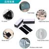 10Pcs Strong Self Adhesive Hook and Loop Fastener Tape DIY Nylon Sticker for Adhesive Fastener Hook Loop with Glue Anti Slip Mat