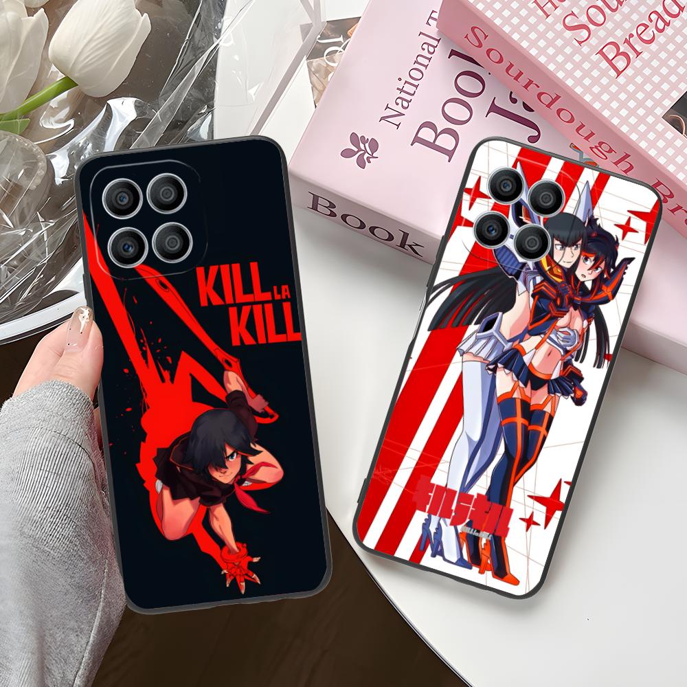 La Kill Ryuko Matoi Phone Case for Honor 90 80 70 60 50 30 20 10 9 8 7 Pro S SE Lite 5G Black Smartphone Cellphones Cover