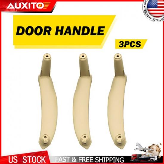 

Beige 51416969404 Compatible 3PCS Inner Door Handle Cover For BMW X5 E70 X6 E71