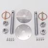 KIPA Stainless Hood Pin Set Chrome Hardware For Chevy Ford Mopar Drag Racing Race Durable # 4056