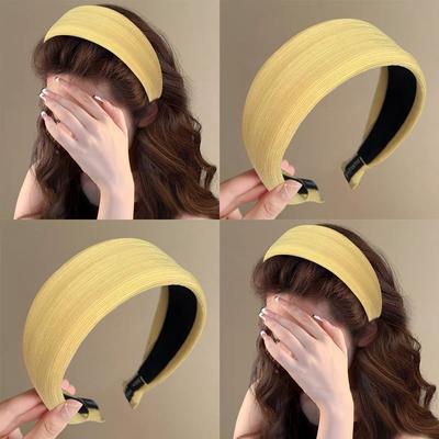 Temperamentvoller hoher breiter Haarreif mit Totenkopf für Damen, leichter Luxus, High-End, ausländischer Stil, modisch, nicht drückender Haarreif für Reisen