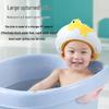 Dinosaurier Silikon Shampoo Kappe: Wasserdichte Baby-Badehaube zum Schutz von Augen und Ohren
