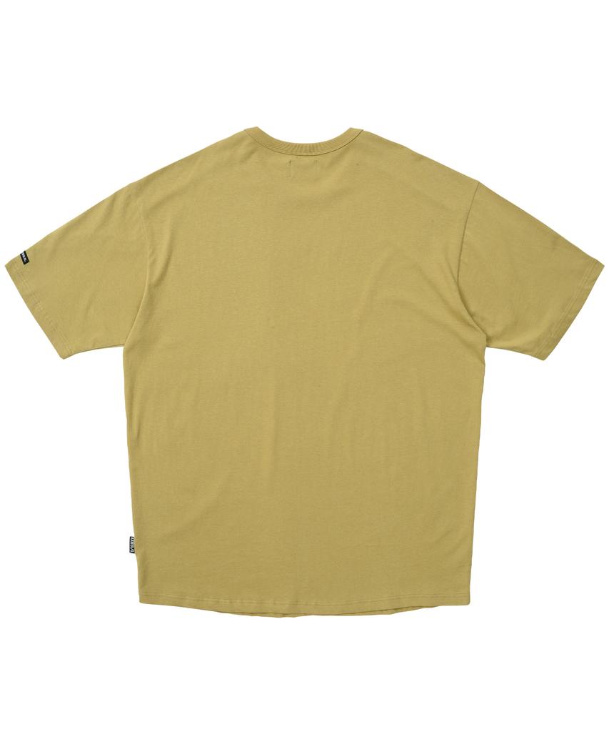 AJOBYAJO Robots Duel Oversized T-Shirt [Mustard]