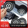 Naujo automobilio neslystanti padėkliukas, apsauganti nuo triukšmo, vandens puodelio padėkliukas, pagalvėlė, automobilio aksesuarai Volkswagen VW Jetta Rline Touran POLO Golf M