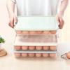 15/24 Grid Eggs Holder Stackable Freezer Storage Organizers Egg Storage Container Plastic Egg Carton Kitchen Egg Storage Box