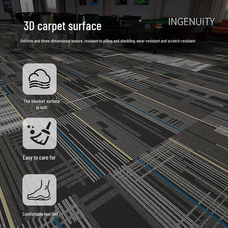 Jinnan Flame Retardant Billiard Hall Carpet