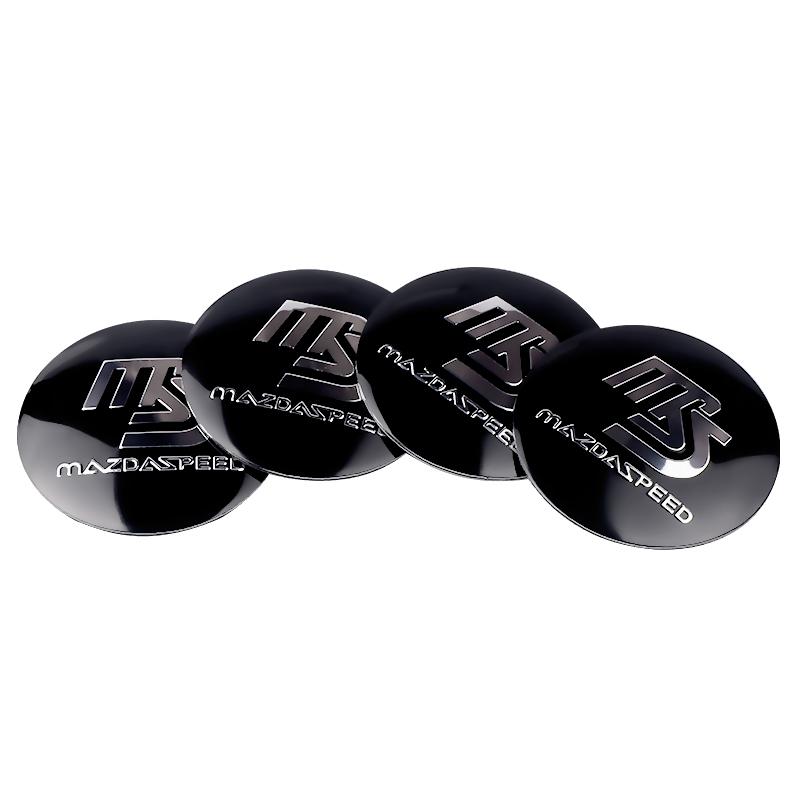 4 Stück/Set Auto Radnabenkappen Aufkleber für Mazda 2 3 5 6 Axela Atenza Speed 6 CX-3 CX-4 CX 5 CX-7 CX-8 CX-9 Demio MPS Miata