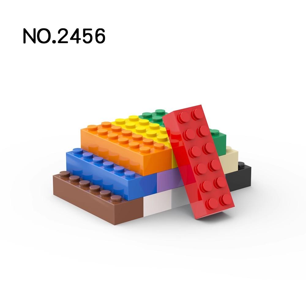 20 Stück MOC Teile 2456 Stein 2 x 6 44237 Kompatible Steine DIY Zusammenbau Bausteine Partikel Kinder Puzzle Gehirnspielzeug Geschenk