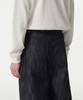 Musinsa Standard Vertical Slub Semi-Balloon Denim Pants [Black]
