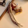 1Pcs Cartoon Plush Bow Love Pendant Keychains For Women Y2K Bag Hanging Jewelry Gift Decoration Accessories