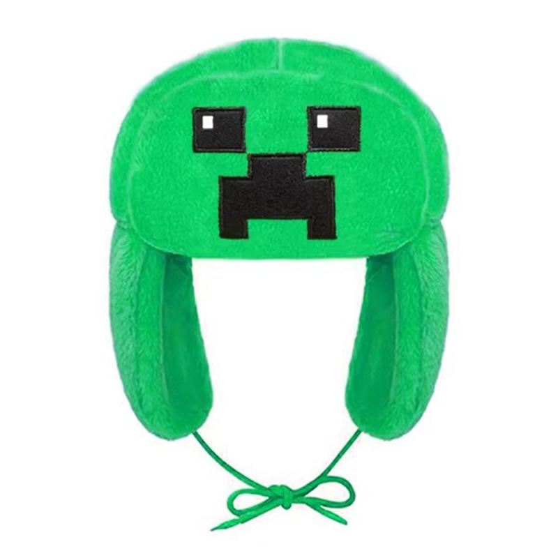 Chapeau chaud et froid quatre saisons à motif tridimensionnel brodé de dessins animés européen et américain d'automne et d'hiver