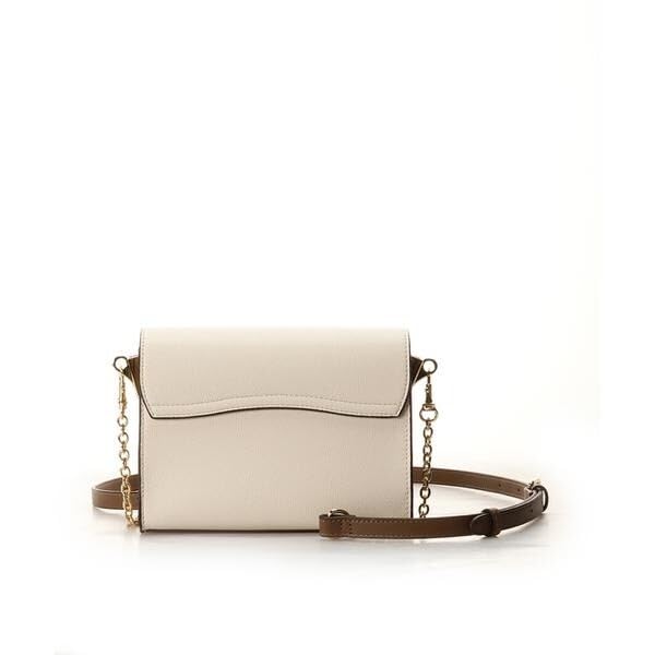 And Chouette Women's Two-Tone Simple Shoulder Bag, Greige, 00482310100401