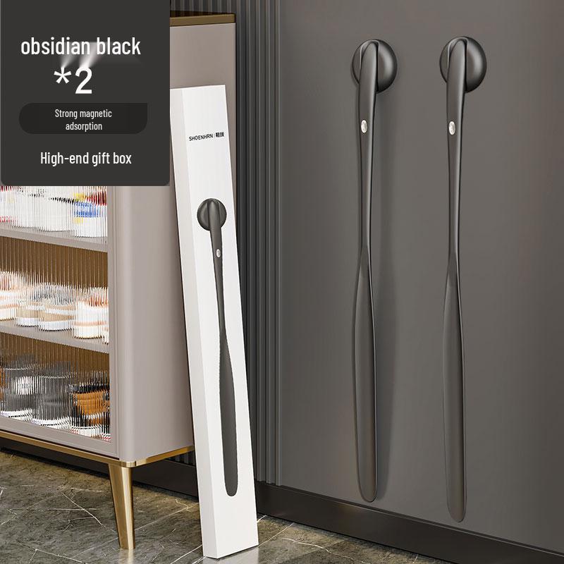Long Handle Magnetic Shoehorn for Easy Use - Ideal for Elderly & Pregnant Individuals, No Bending Required