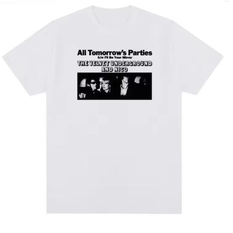 The Velvet Underground 1966 07 The Velvet Underground Printed Rock Short Sleeve Tshirt Unisexs and Womens Cotton Top S