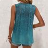 Womens Casual O Neck Loose  Sleeveless Top T-shirt  Summer Tank Tops For Women Tank Camisole Sleeveless Basic Tops